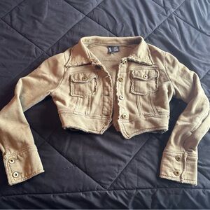 Mixit Olive Green Textured Outerwear by